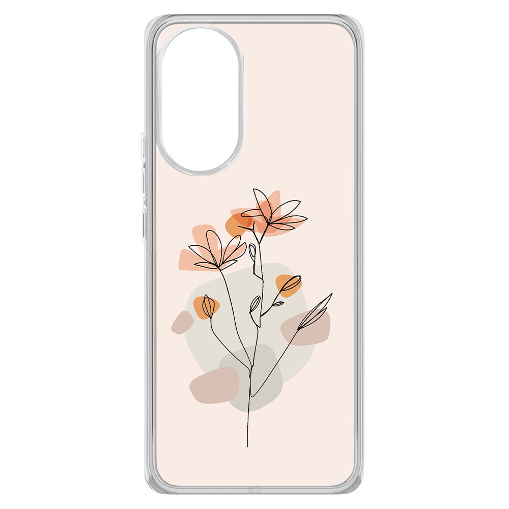 

Чехол-накладка Krutoff Clear Case Ромашки для Huawei Nova 9