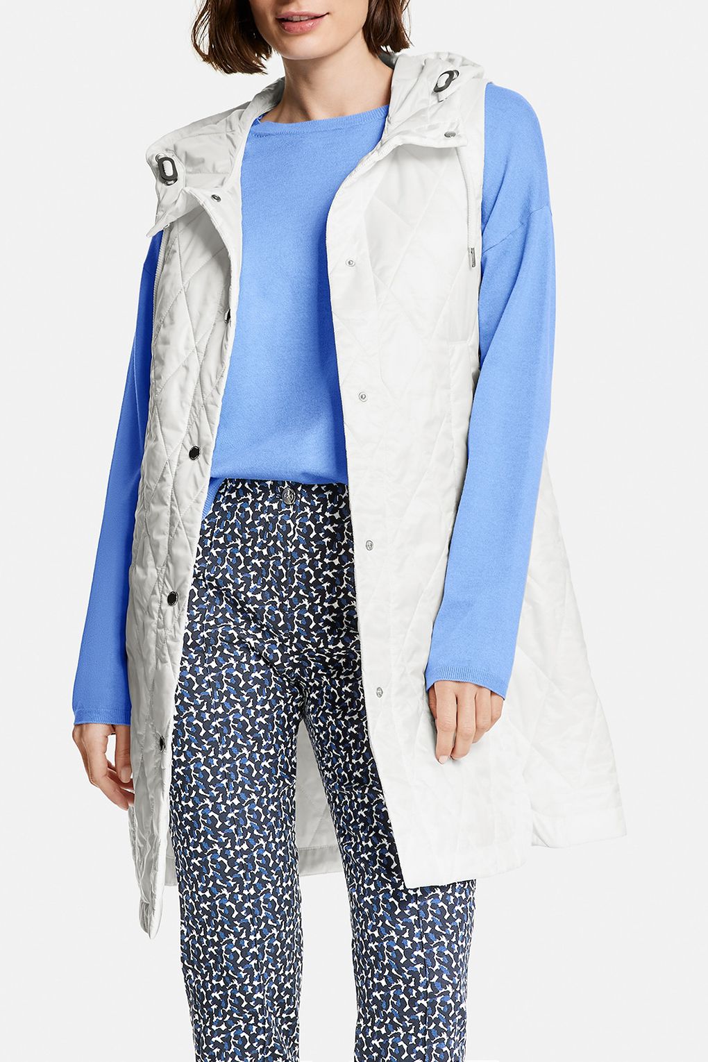 

Утепленный жилет женский Gerry Weber Edition 140352-31182 серый 42, 140352-31182