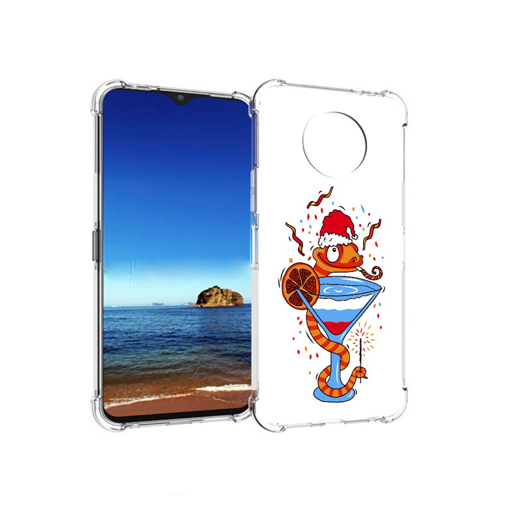 

Чехол MyPads Tocco для Nokia G50 змейка (PT227056.116.364), Прозрачный, Tocco