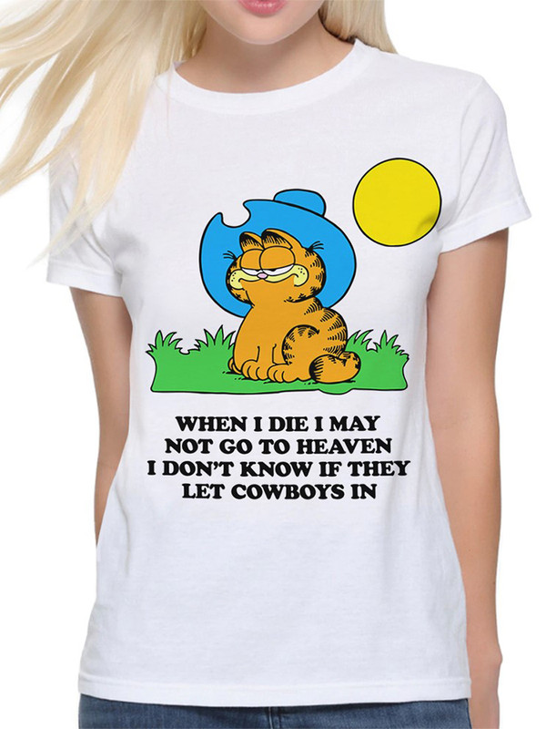 

Футболка женская DreamShirts Studio Котик Гарфилд в шляпе / Ковбой белая XS, Белый, Котик Гарфилд в шляпе / Ковбой