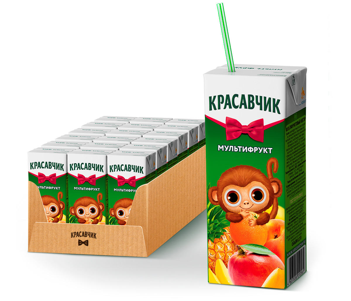 

Нектар детский Красавчик Мультифрут с 3 лет 200 мл