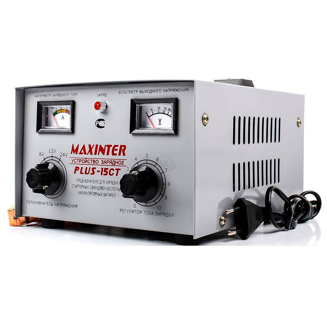 Зарядное устройство Maxinter ПЛЮС-15 СТ 6V12V24V15A