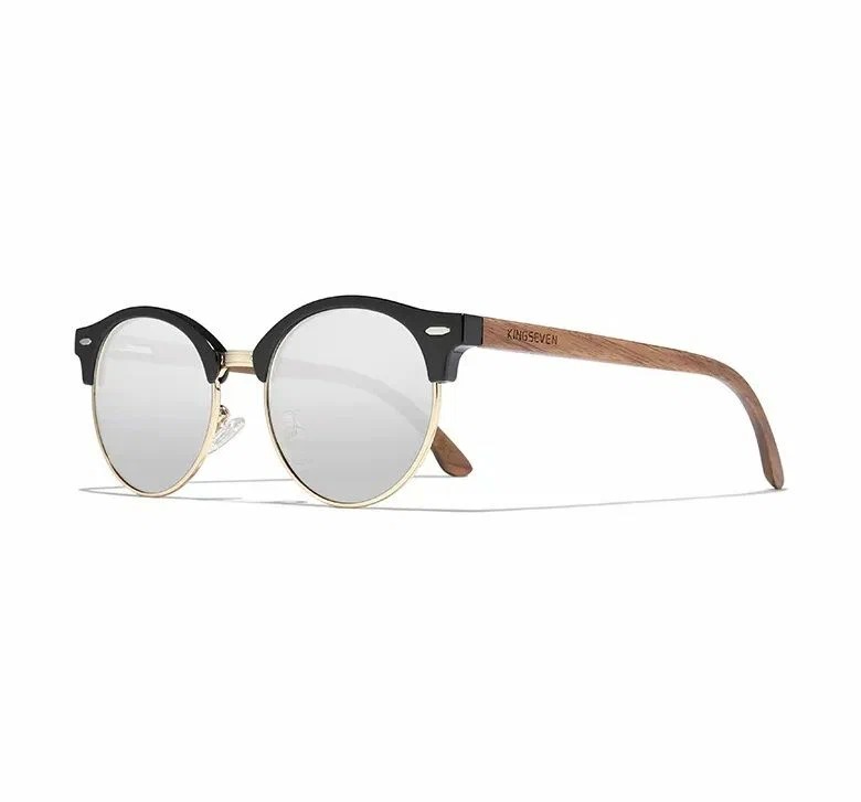 Солнцезащитные очки унисекс Kingseven W-5517 серебристые
