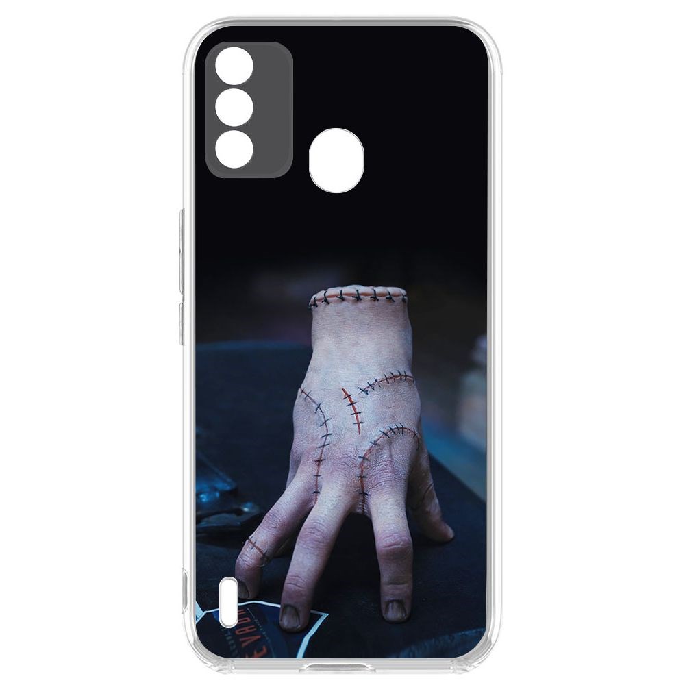 

Чехол-накладка Krutoff Clear Case Уэнсдей Аддамс - Вещь для ITEL A48, Прозрачный
