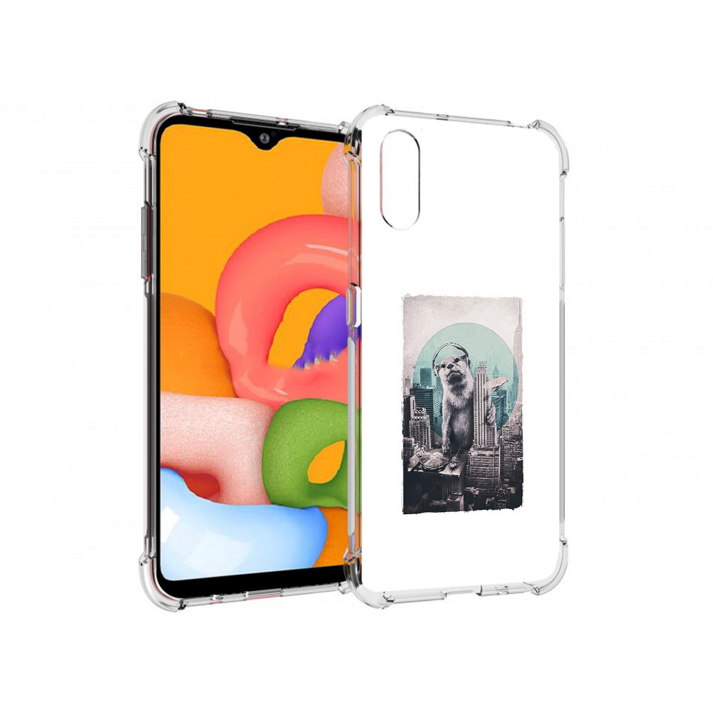 

Чехол MyPads Tocco для Samsung Galaxy A01 выдра в городе (PT144711.509.283), Прозрачный, Tocco