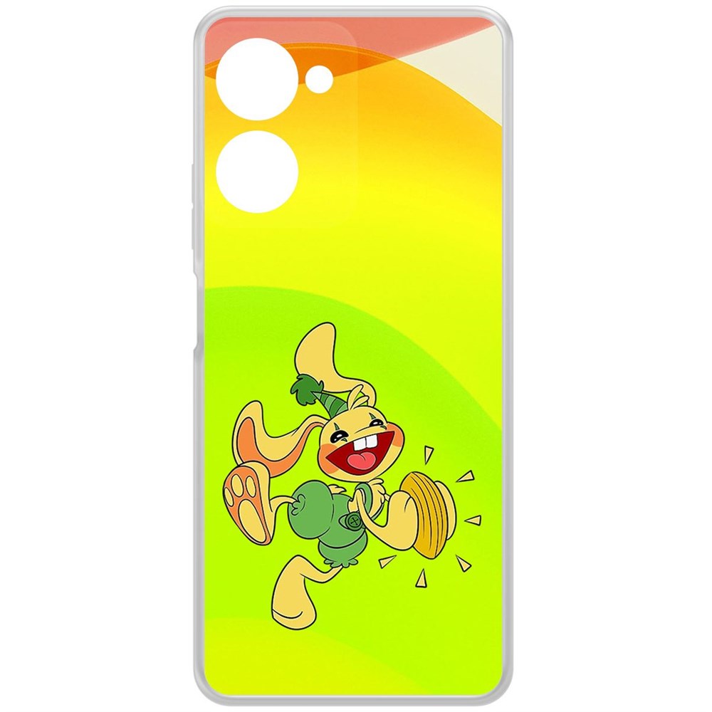Чехол-накладка Krutoff Clear Case Хаги Ваги - Крольчонок Бонзо для Realme 10 Pro