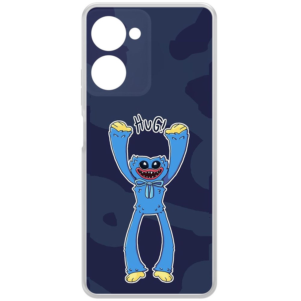 

Чехол-накладка Krutoff Clear Case Хаги Ваги Обнимашки для Realme 10 Pro, Прозрачный