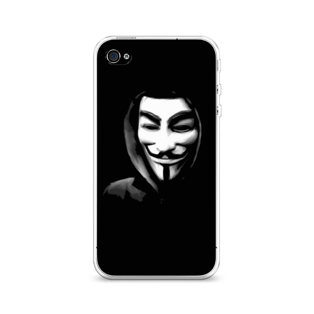 

Чехол Awog на Apple iPhone 4/4S / Айфон 4/4S "Анонимус", Разноцветный, 10150-5