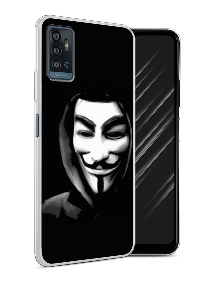 

Чехол Awog на ZTE Blade A71 / ЗТЕ Блэйд A71 "Анонимус", Разноцветный, 134450-5
