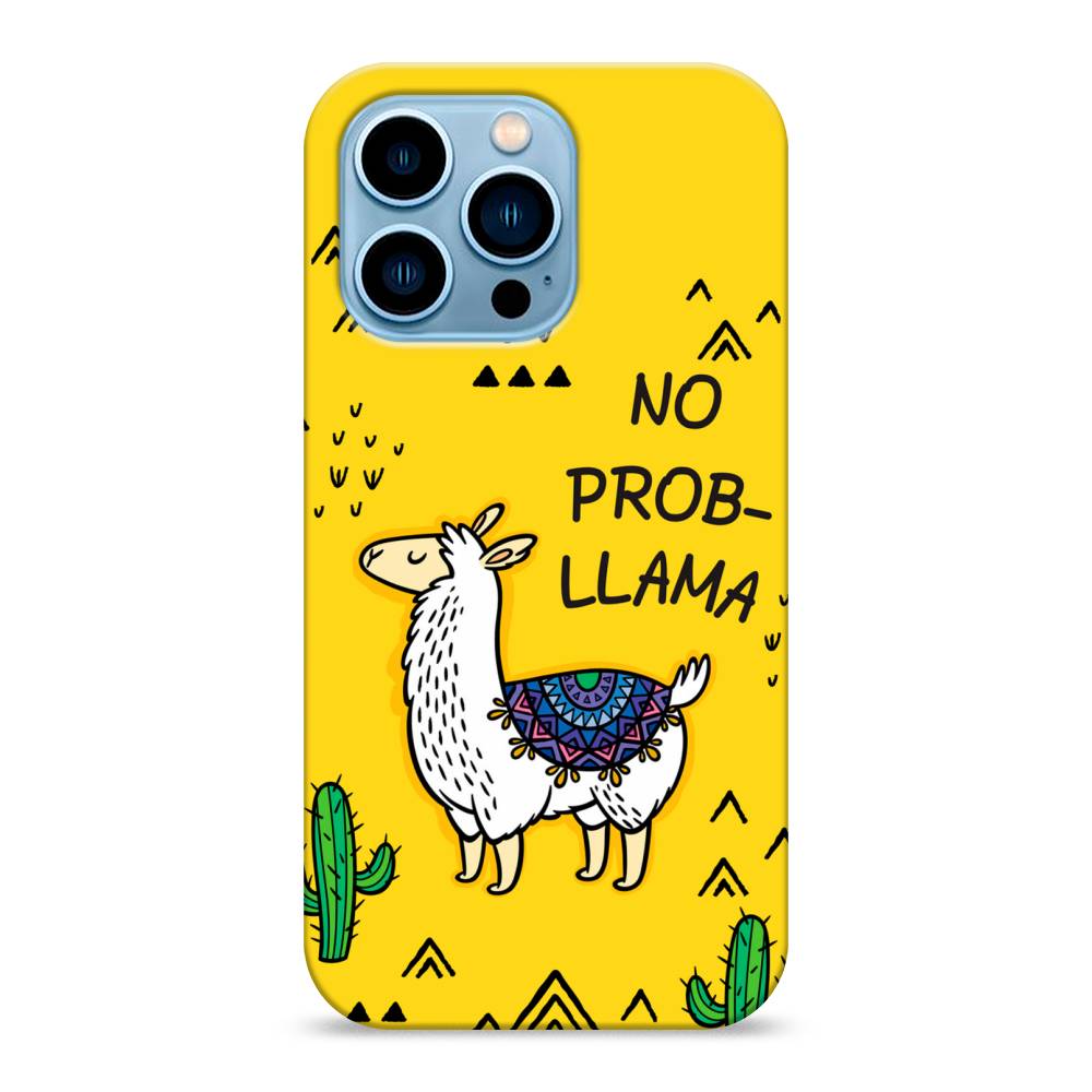

Пластиковый чехол "No probLLama" на Apple iPhone 13 Pro, 14320-1