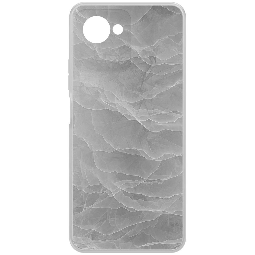 

Чехол-накладка Krutoff Clear Case Абстракт туман для Realme C30s, Прозрачный
