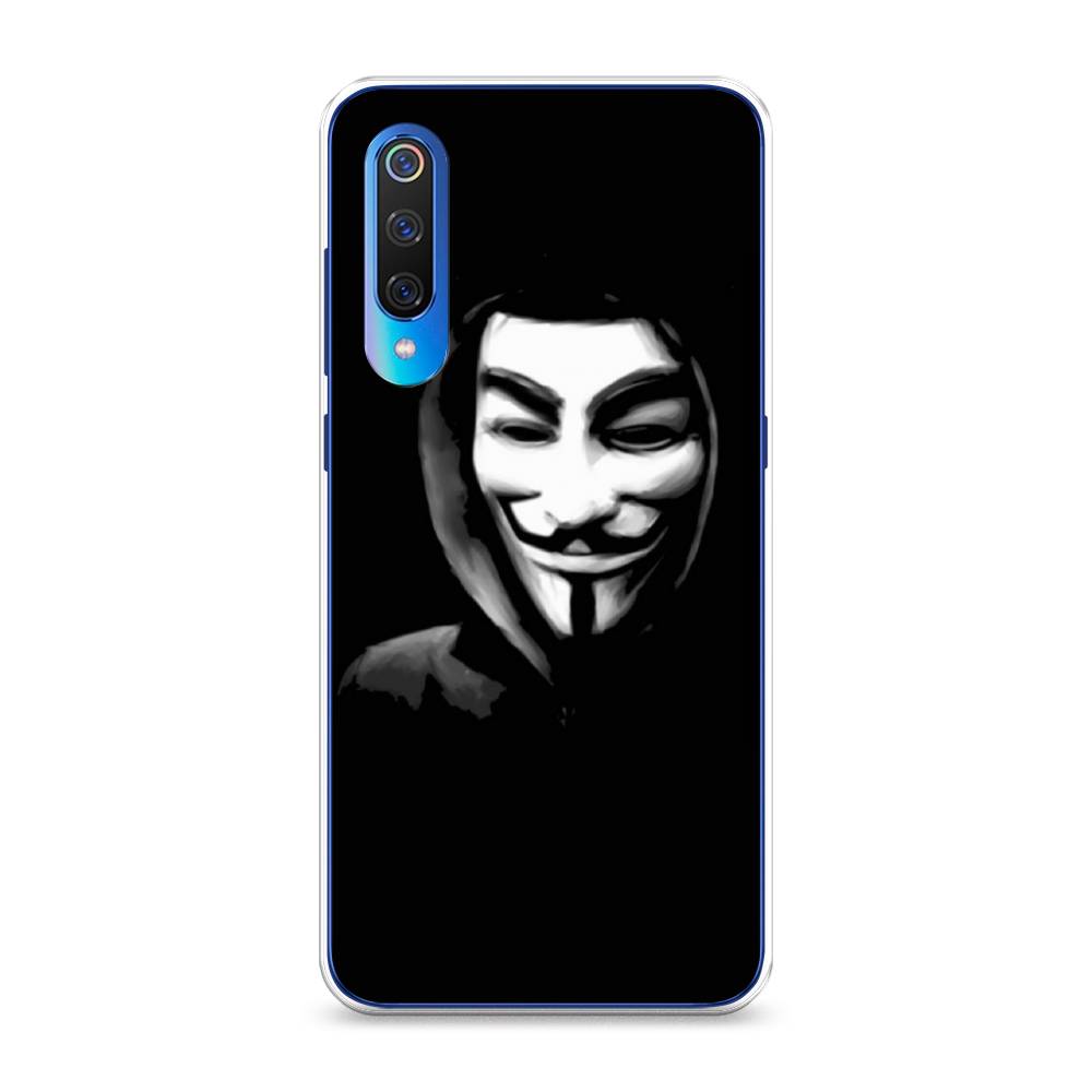 

Чехол Awog на Xiaomi Mi 9 "Анонимус", Разноцветный, 34850-5