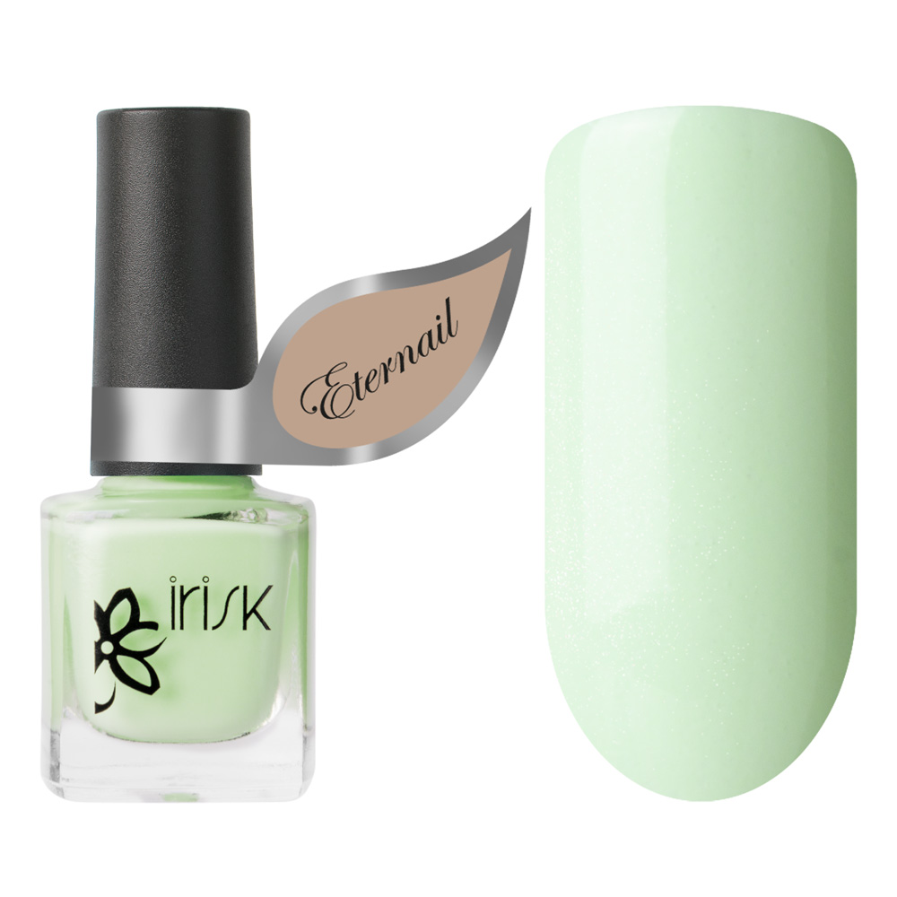 Лак для ногтей Irisk Eternail mini sparks sand, 01 platina green 8 мл