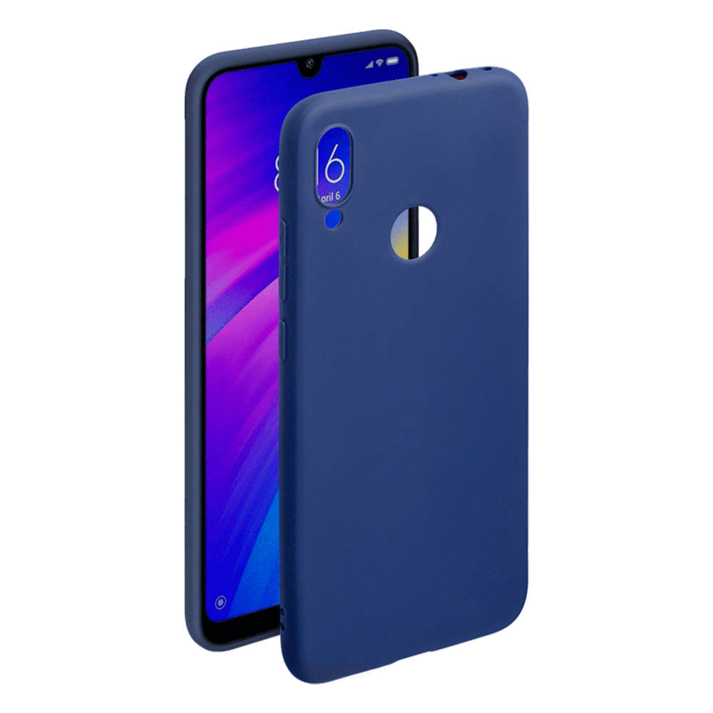 

Чехол Gel Color Case для Xiaomi Redmi 7 (2019), синий, Deppa 87144, 87144