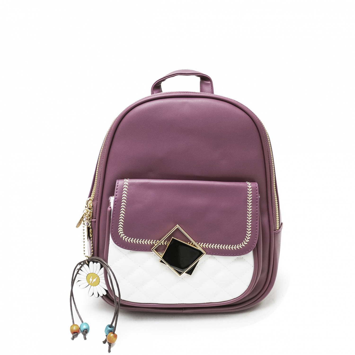 Рюкзак женский OrsOro ORW-0207 бледно-пурпурный
