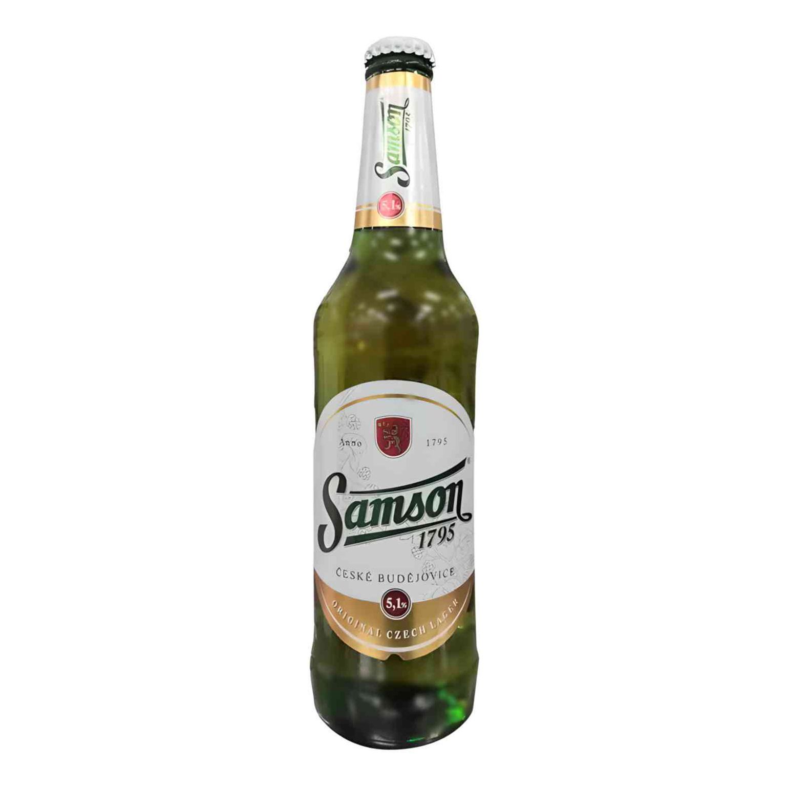 

Пиво Samson Original Lager светлое фильтрованное пастеризованное 5,1% 500 мл