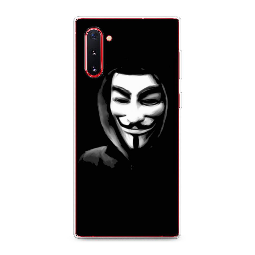 

Чехол Awog на Samsung Galaxy Note 10 "Анонимус", Разноцветный, 28650-5