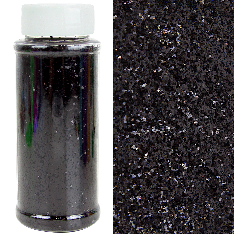 Конфетти-шестиугольники Волна веселья Черный 0,1 см, 90 г