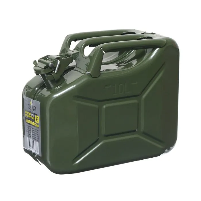

Канистра стальная 10л (прижимная крышка) Заря ZP8040