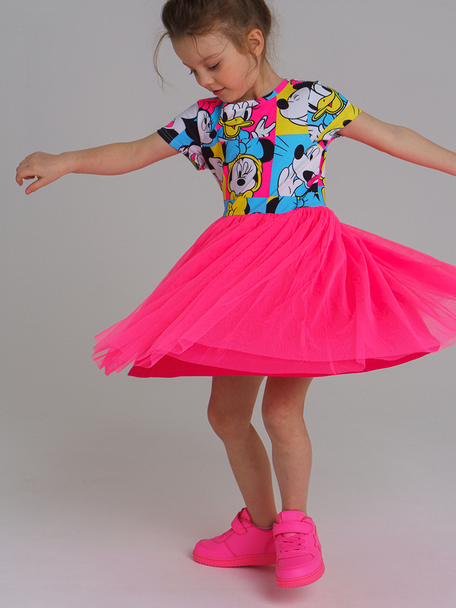 Платье PlayToday 12142471 цв. разноцветный р. 116 playtoday платье для девочки joyfull play 12321031