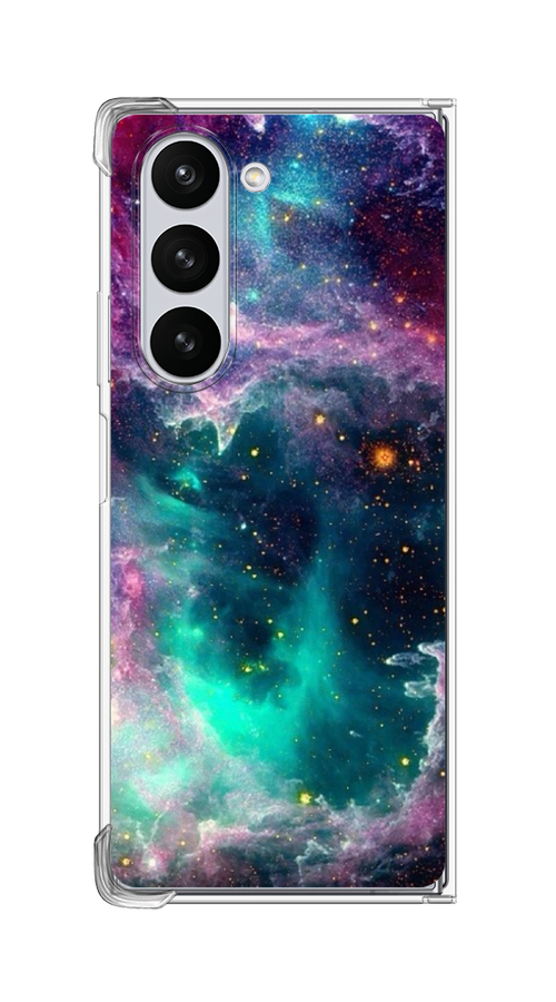 

Чехол на Samsung Galaxy Z Fold 6 "Звездные облака", Розовый;бежевый, 2109850-1