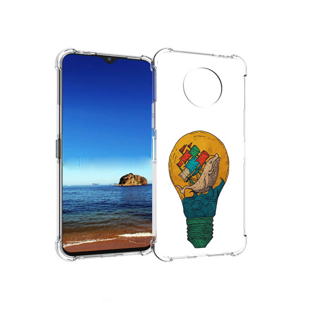 Чехол MyPads Tocco для Nokia G50 кит в лампочке с парусами (PT227056.116.387)