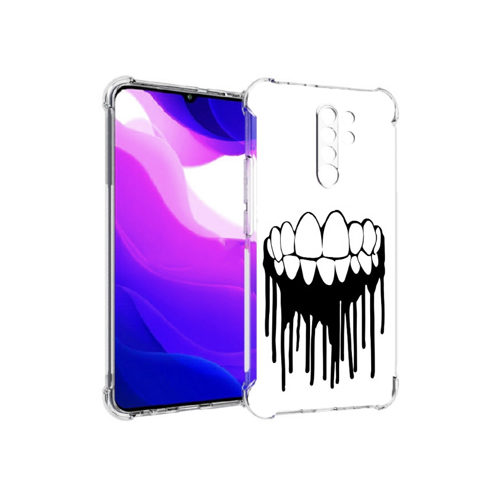 

Чехол MyPads Tocco для Xiaomi Redmi 9 зубы (PT150826.259.372), Прозрачный, Tocco