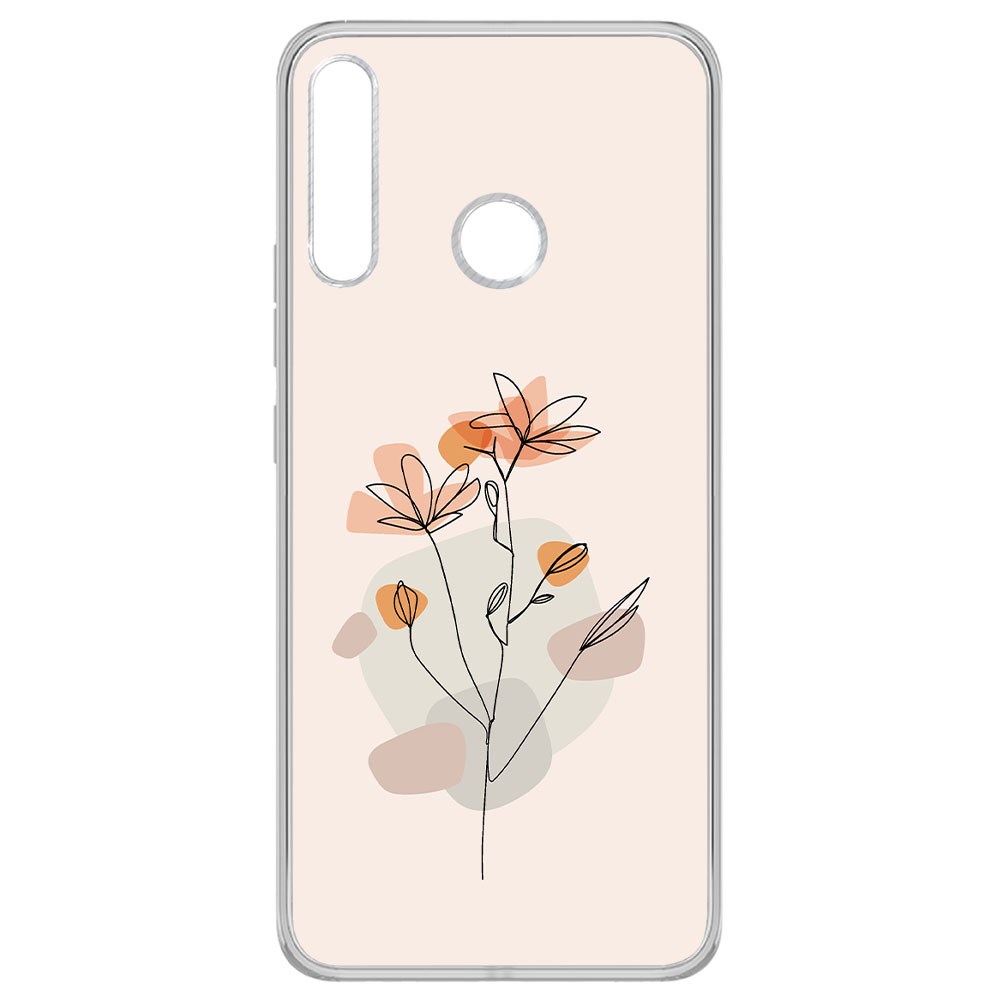 

Чехол-накладка Krutoff Clear Case Ромашки для Tecno Camon 12 Air