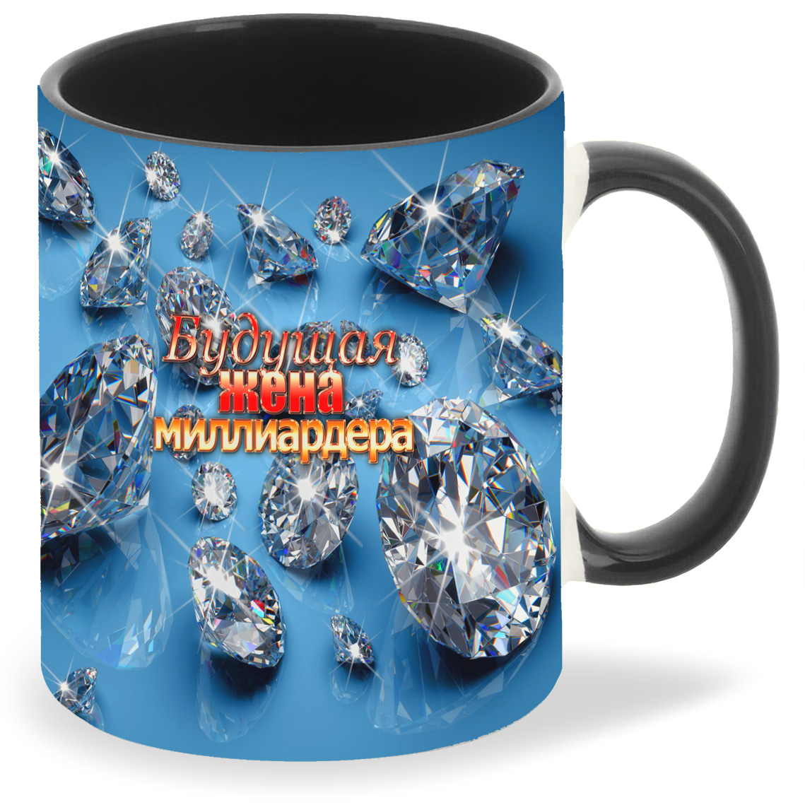 

Кружка CoolPodarok Будущая жена миллиардера, Будущая жена миллиардера
