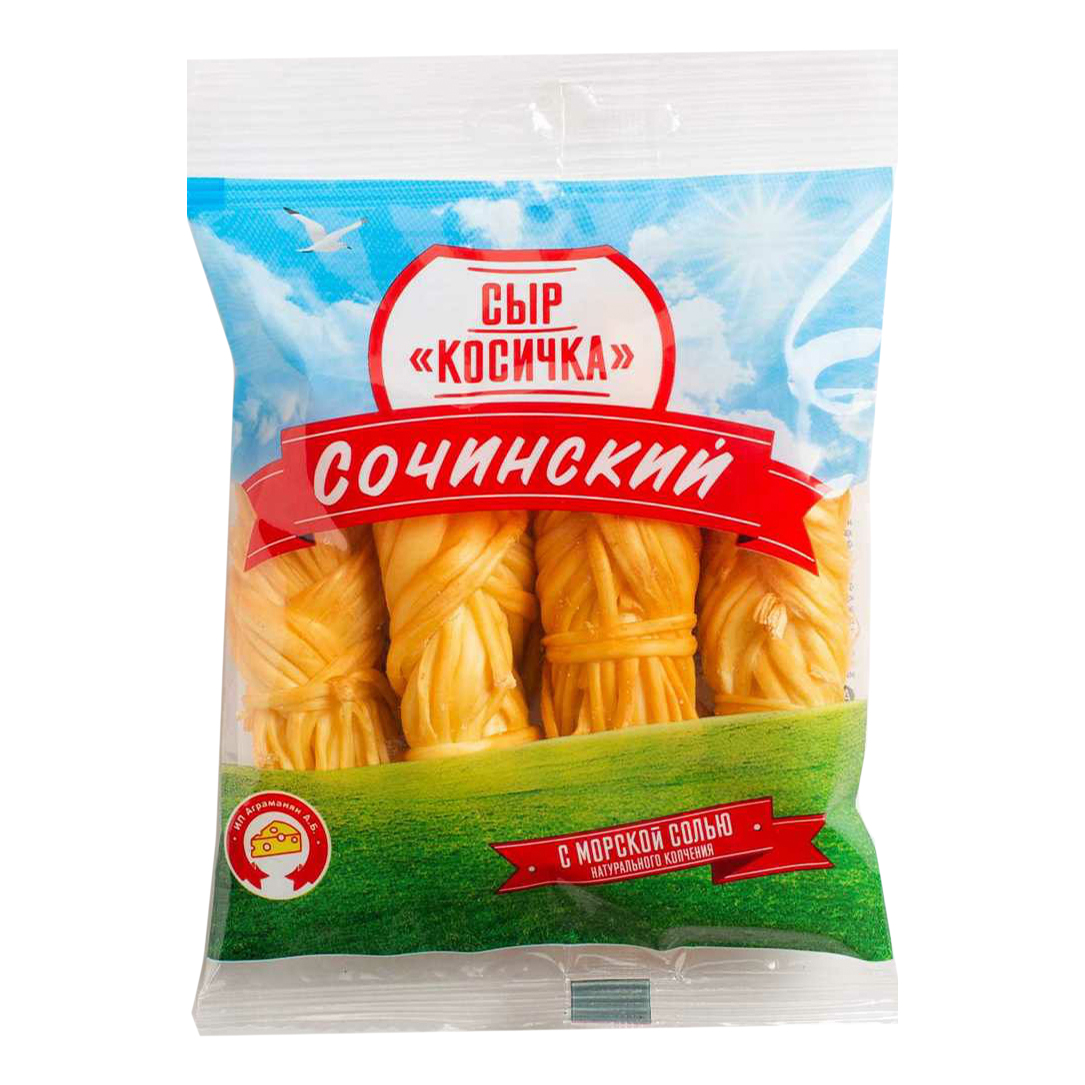

Сыр рассольный Сочинский косичка мини 40% с ЗМЖ 60 г