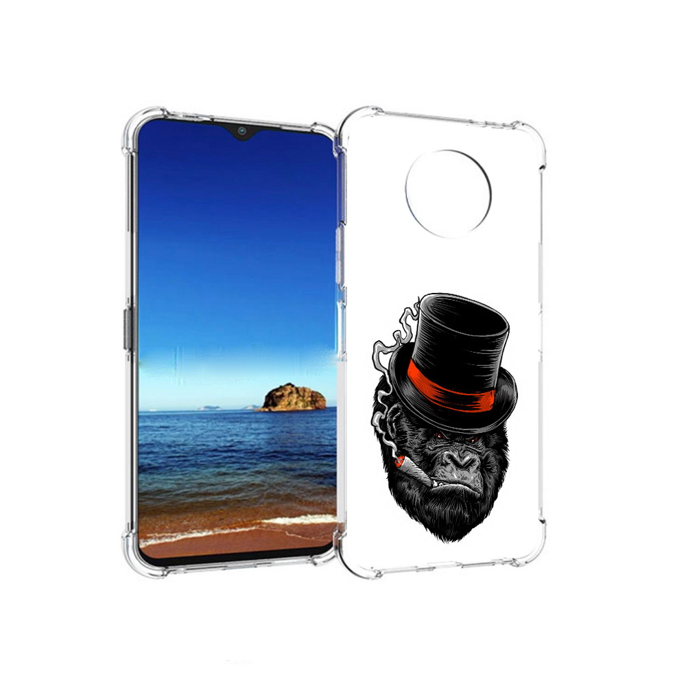 

Чехол MyPads Tocco для Nokia G50 дизайнерская горилла (PT227056.116.431), Прозрачный, Tocco