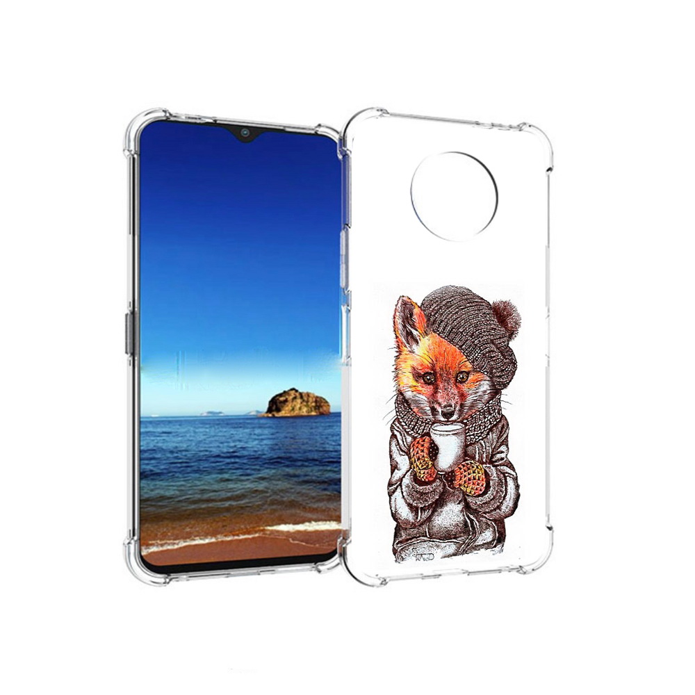 

Чехол MyPads Tocco для Nokia G50 лиса в шапке (PT227056.116.437), Tocco