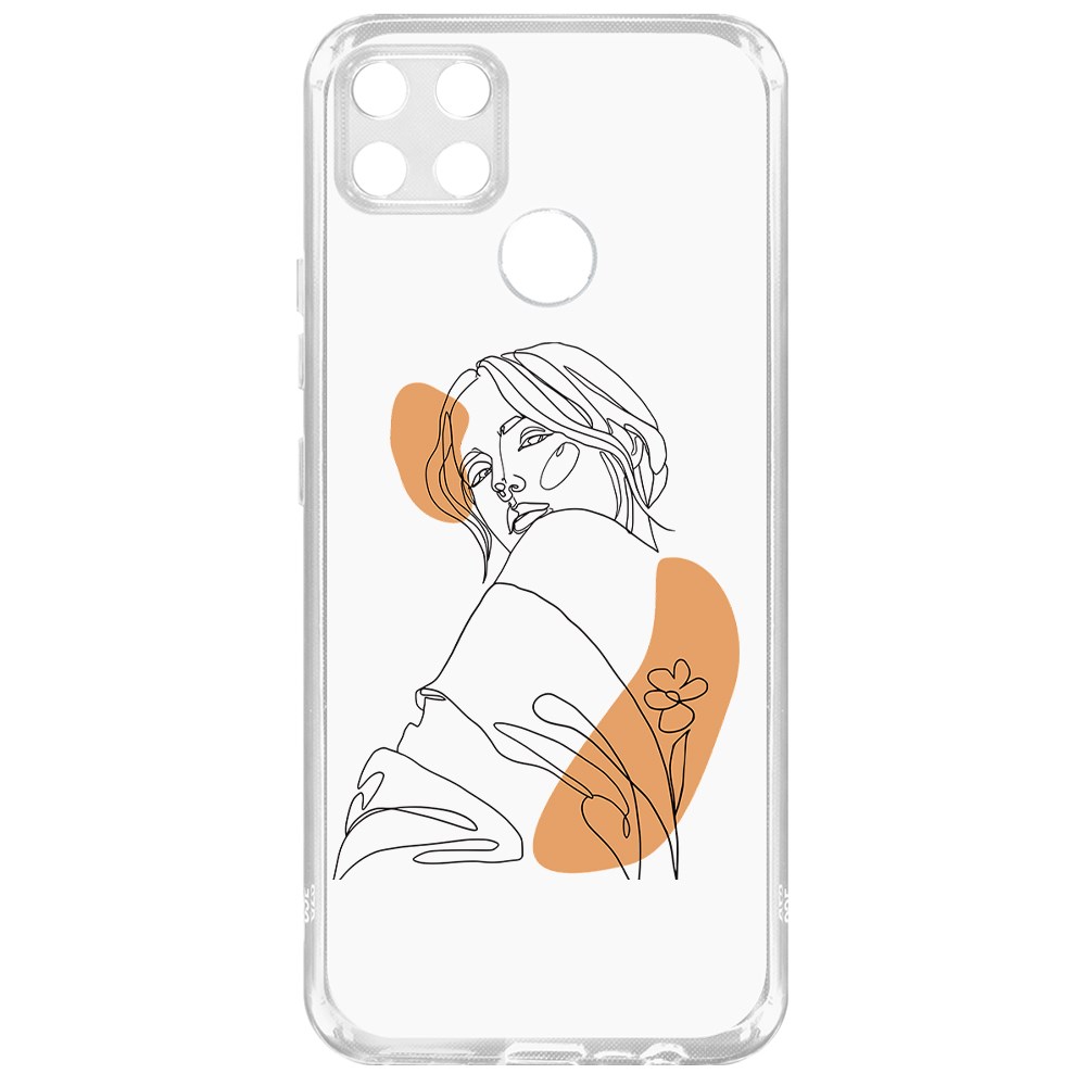 фото Чехол-накладка krutoff clear case загадка для realme c25