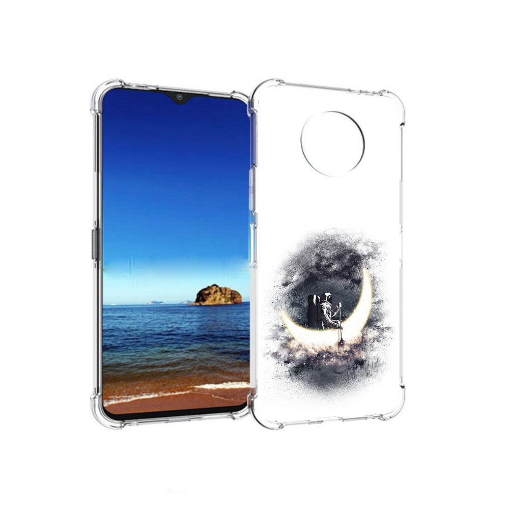 

Чехол MyPads Tocco для Nokia G50 лунный путешественник (PT227056.116.448), Прозрачный, Tocco