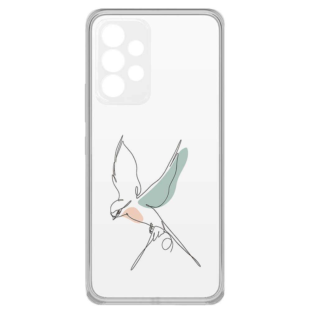 

Чехол-накладка Krutoff Clear Case Полет для Samsung Galaxy A33 5G (A336), Прозрачный