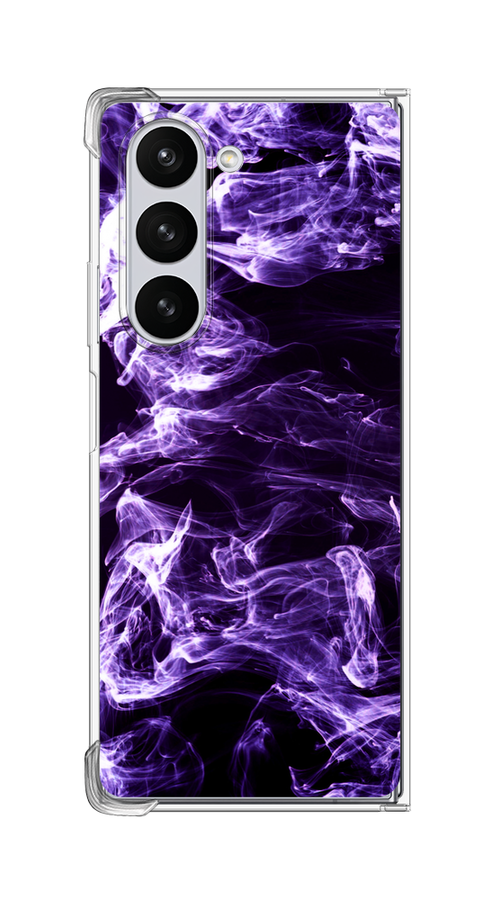 

Чехол на Samsung Galaxy Z Fold 6 "Фиолетовый дым", Фиолетовый;белый;черный, 2109850-1