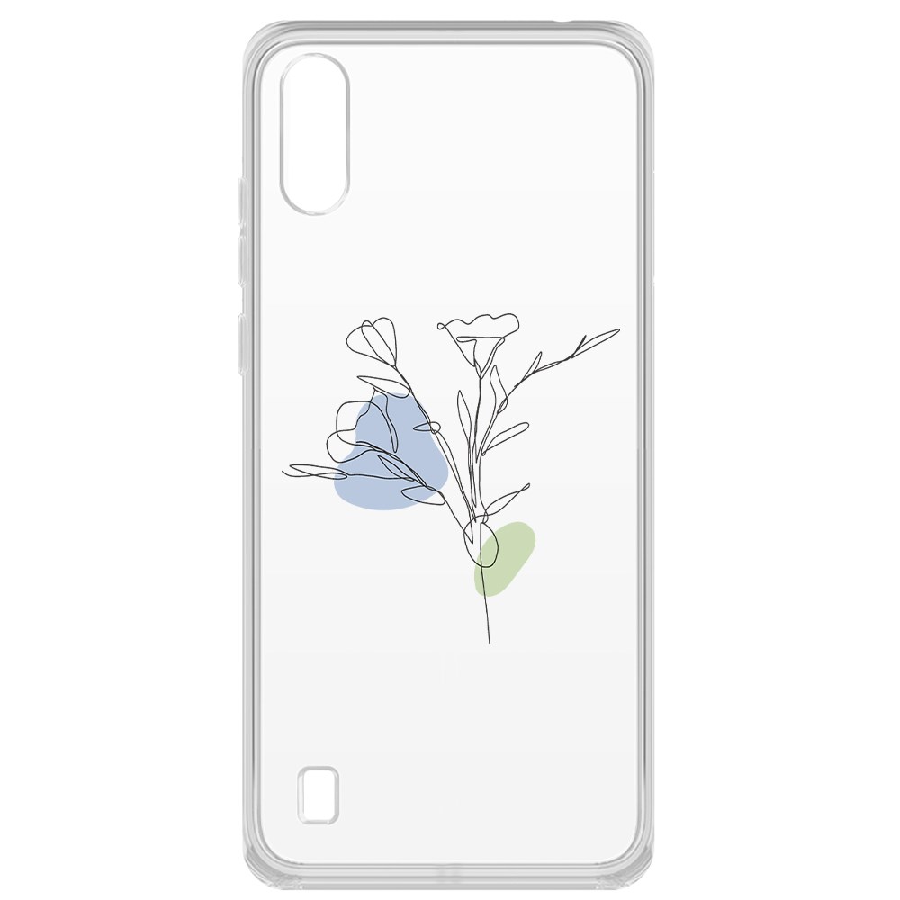 

Чехол-накладка Krutoff Clear Case Эустома для ZTE Blade A5 (2020)