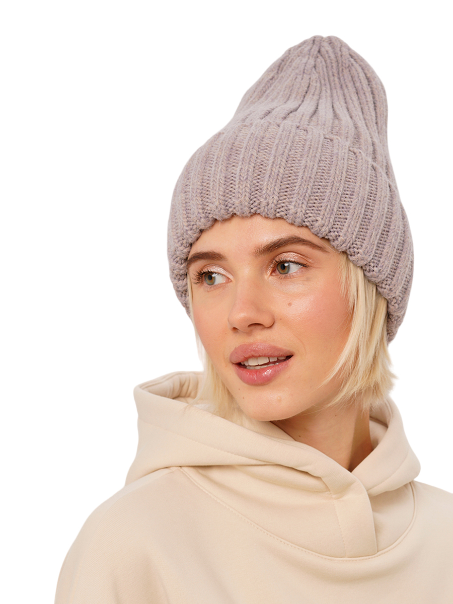 

Шапка бини женская Siberika Окинава Soft collection дымчатая, р. 54-56, Окинава Soft collection