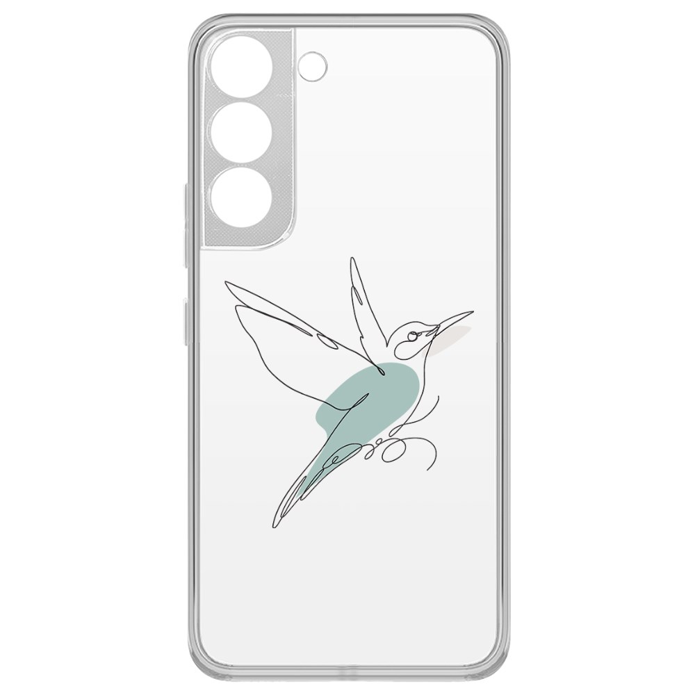 

Чехол-накладка Krutoff Clear Case Легкость для Samsung Galaxy S22, Прозрачный
