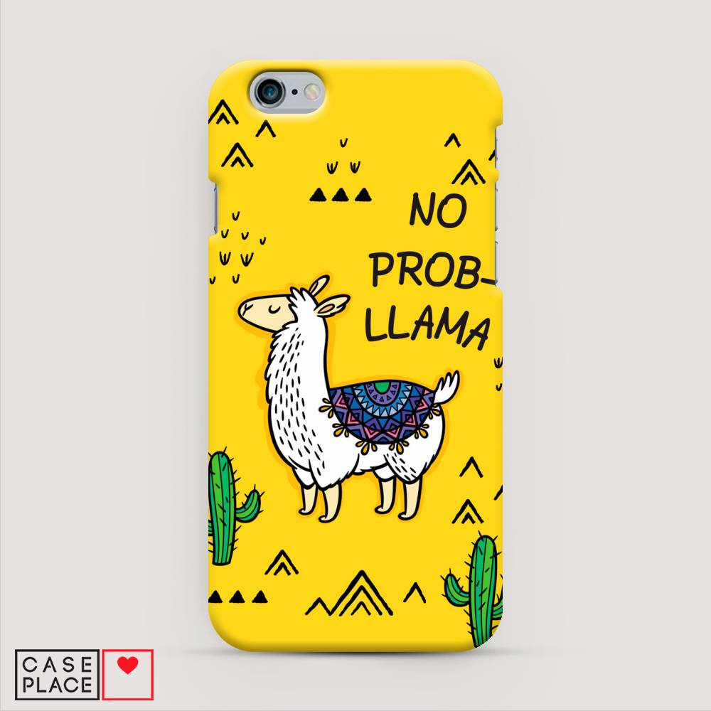 

Пластиковый чехол "No probLLama" на Apple iPhone 6S, 0104S20-1