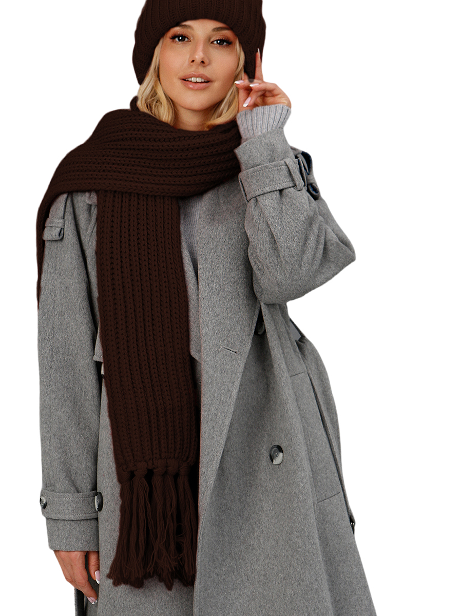 

Шарф женский Siberika Билли Soft collection кофейный, 160*25 см, Билли Soft collection