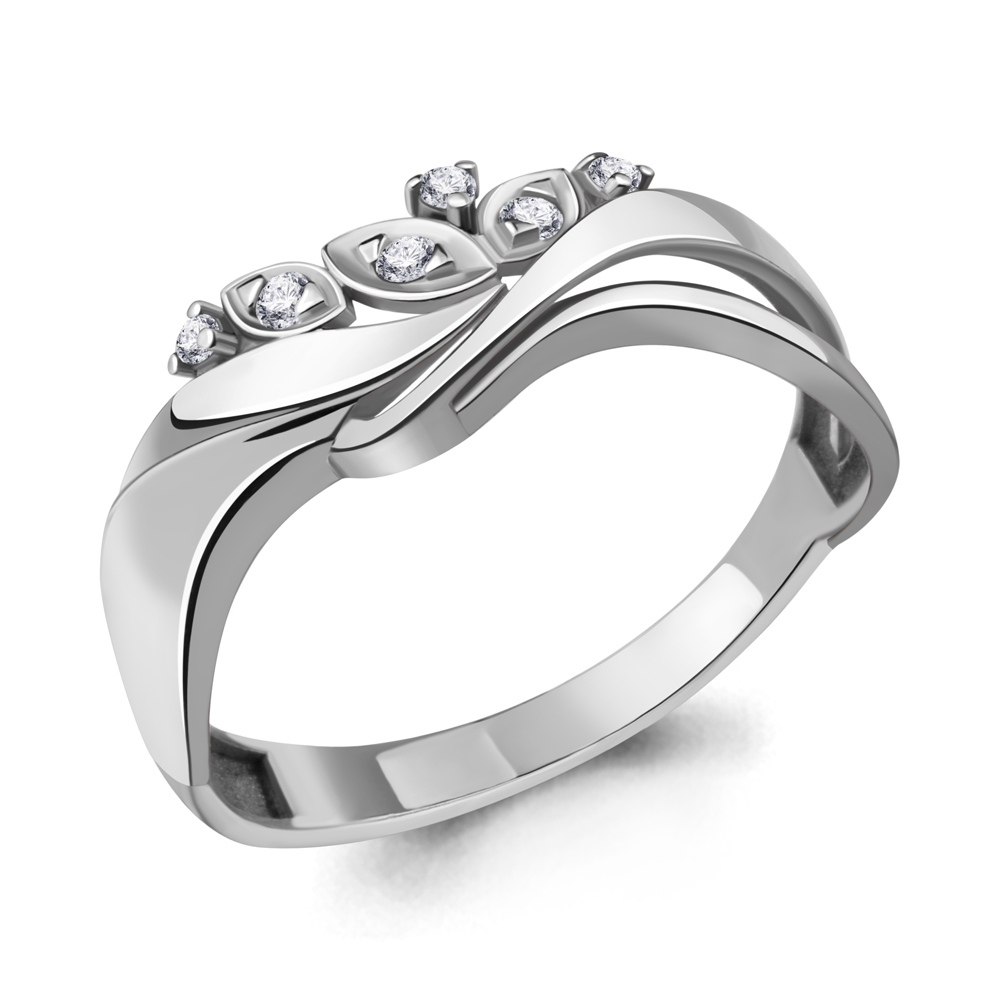 

Кольцо из серебра с фианитом р. , Aquamarine 64851А_925_р, 64851А_925_р