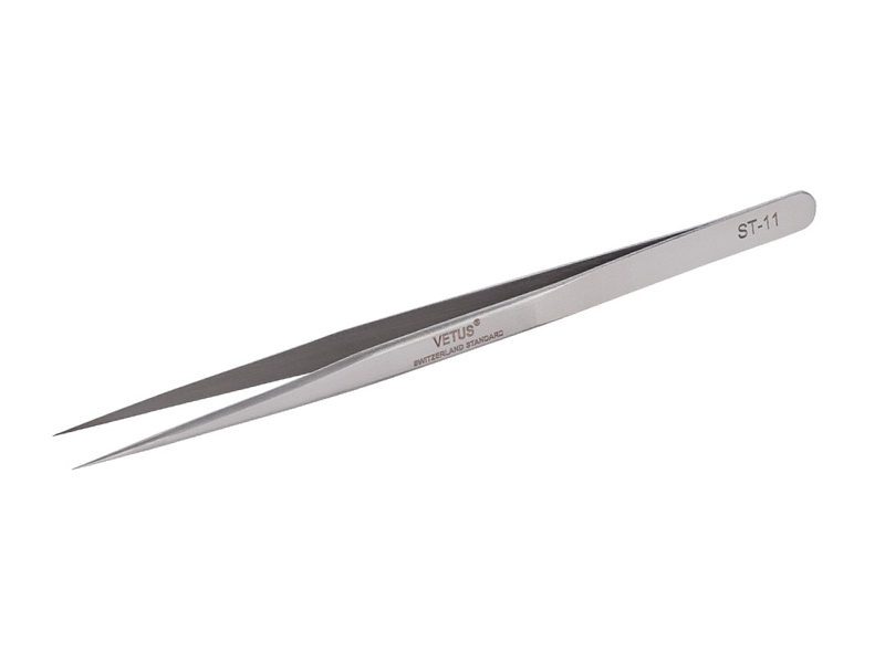 

Пинцет Vetus ST-11 140mm, Серебристый