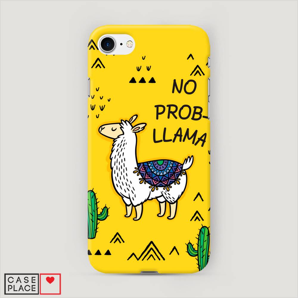 

Пластиковый чехол "No probLLama" на Apple iPhone 7, 10620-1