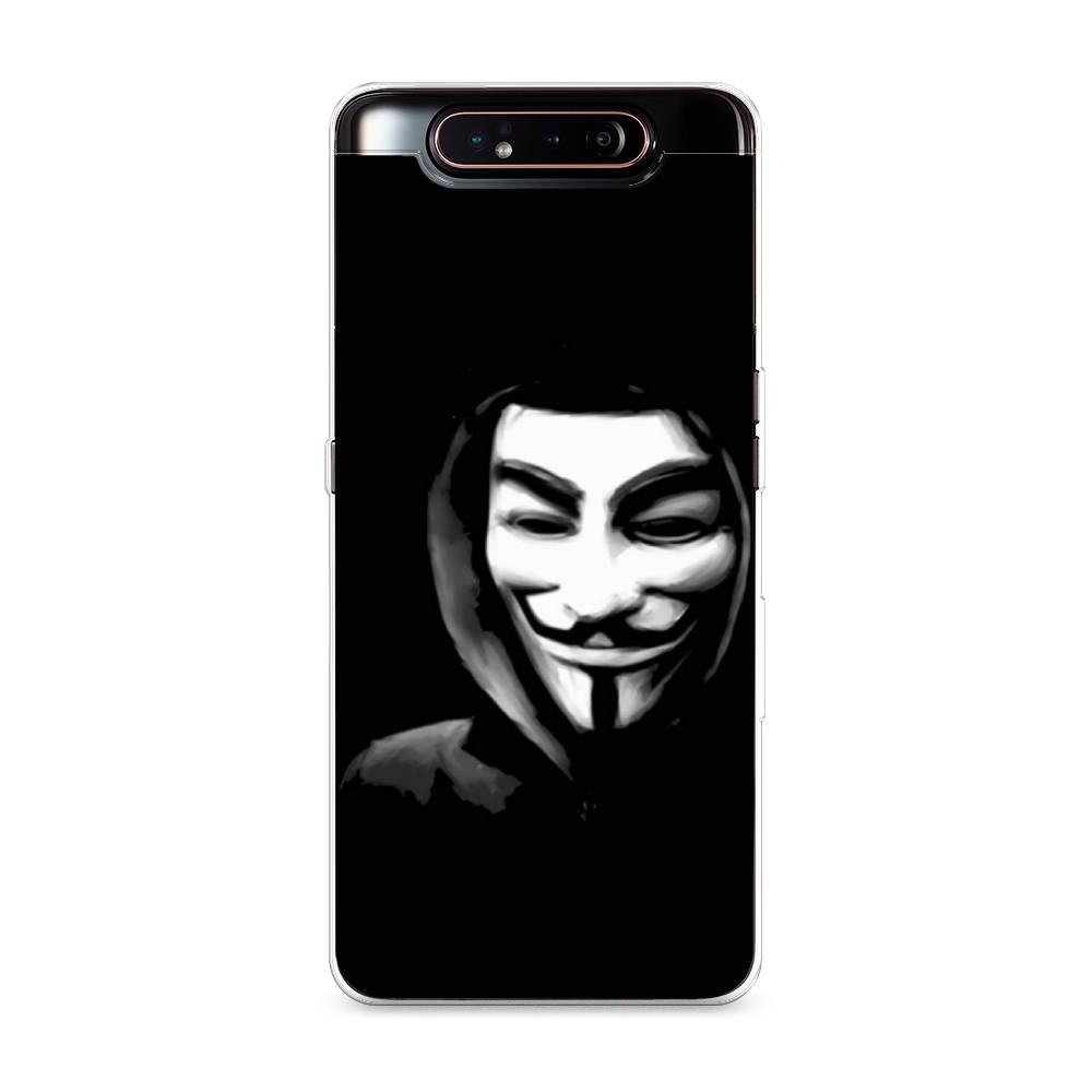 

Чехол Awog на Samsung Galaxy A80 "Анонимус", Разноцветный, 28350-5