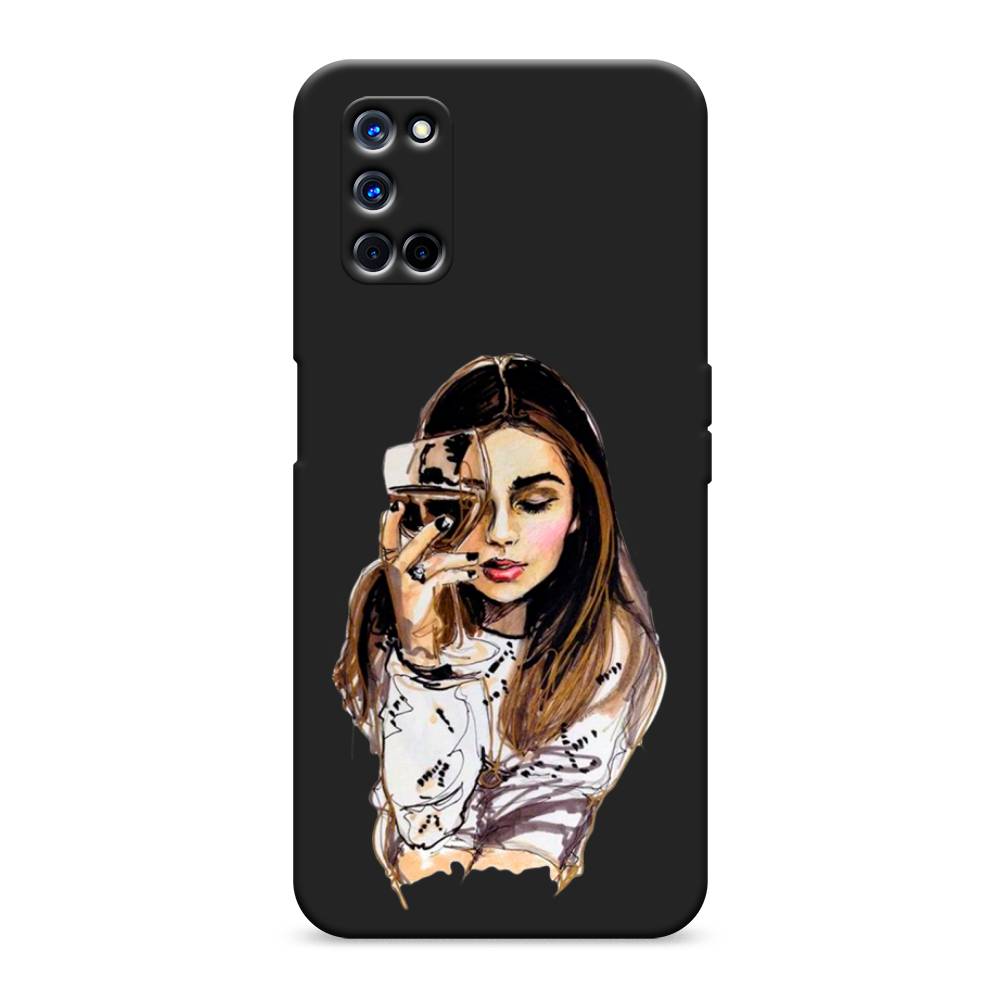 

Чехол Awog на Oppo A52/A72 "Девушка с бокалом", Разноцветный, 253152-1