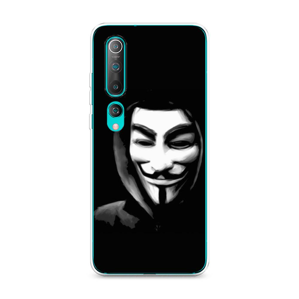 

Чехол Awog на Xiaomi Mi 10 "Анонимус", Разноцветный, 37550-5