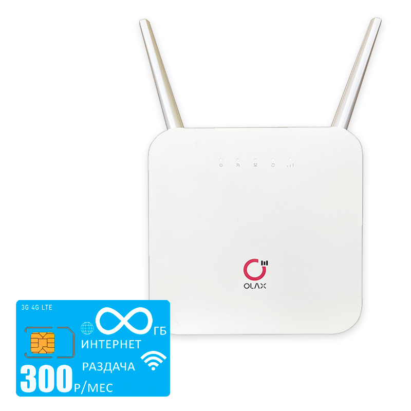 

WiFi роутер Olax AX6 PRO I Безлимитный интернет и раздача за 300