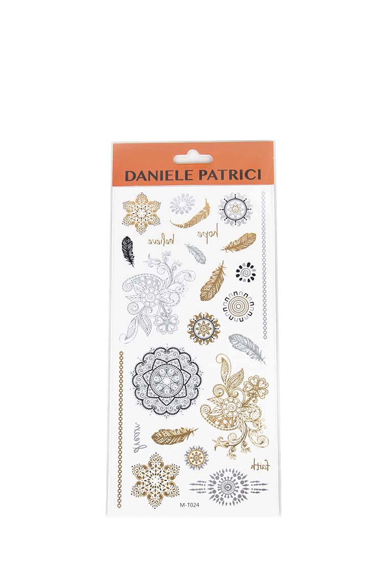 

Временная переводная татуировка Daniele Patrici A22905 цв. серебристый, золотистый, 46320030