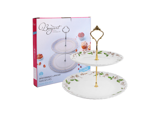 

Фруктовница 2-х ярусная Оливия 02-1271